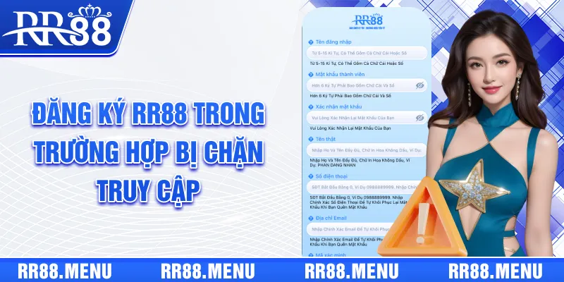 Đăng ký RR88 trong trường hợp bị chặn truy cập
